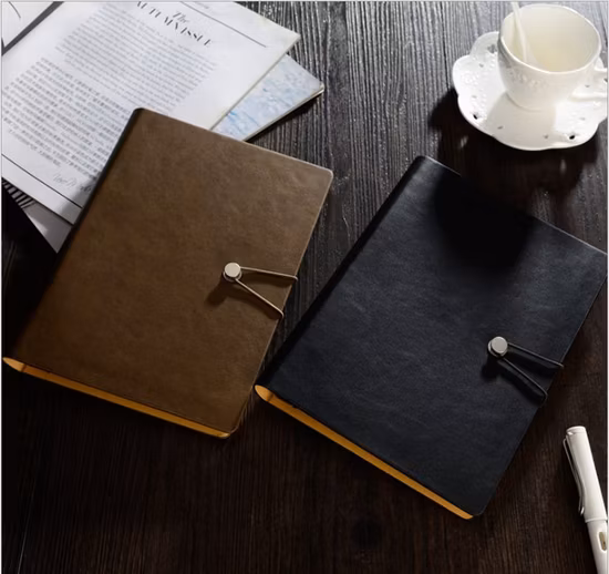 Custom Printing A5 A6 PU Cover Financial Budget Binder Spiral Planner