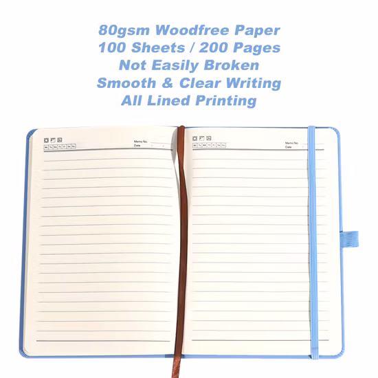 Custom A5 Journal for Promotion Gift Office Diary with Pen Holder Custom Logo