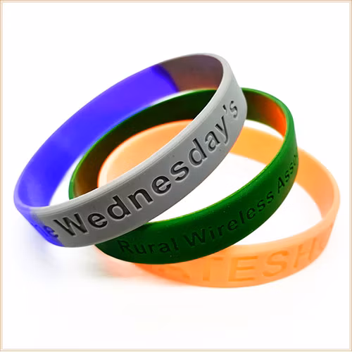 Sample Customization Custom Printing Silicone Wristband Bracelet Hand Band Vote Promotional Gifts