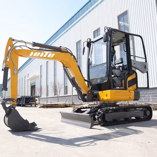0.8t/1t/1.2t/1.7t/2.0t Small Mini Crawler Electric Diesel Chassis Telescopic Wholesale Accessories Customized Farm/Construction with CE/Euro5 Mini Dig Excavator
